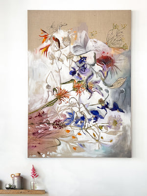 Beauty-of-Transience-series-Lies-Goemans-140x200cm-floral-painting-interior