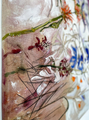 Beauty-of-Transience-series-Lies-Goemans-140x200cm-floral-painting-side