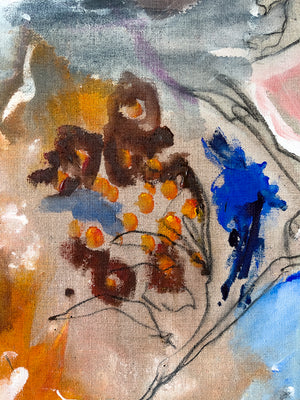 series-Beauty-Of-Transience-song-of-the-windflower-Lies-Goemans-painting-flower-schilderij-floral-140x200cm-detail