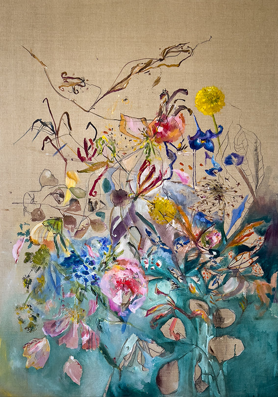series-Beauty-Of-Transience-the-universe-does-not-allow-perfection-Lies-Goemans-painting-flower-schilderij-floral-140x200cm-basis