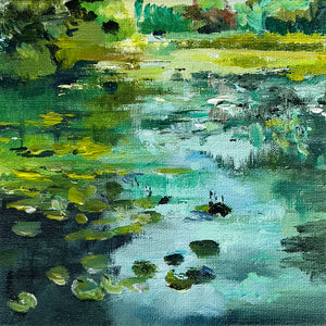 Fresh Spring Green Pond