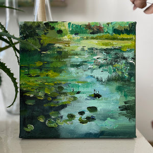 Fresh Spring Green Pond