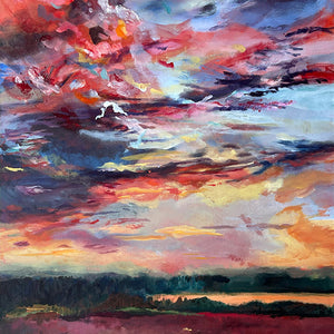Daily-DisAppearance-2-Sultry-summer-night-Lies-Goemans-painting-sky-schilderij-clouds-100x150cm-basis-square