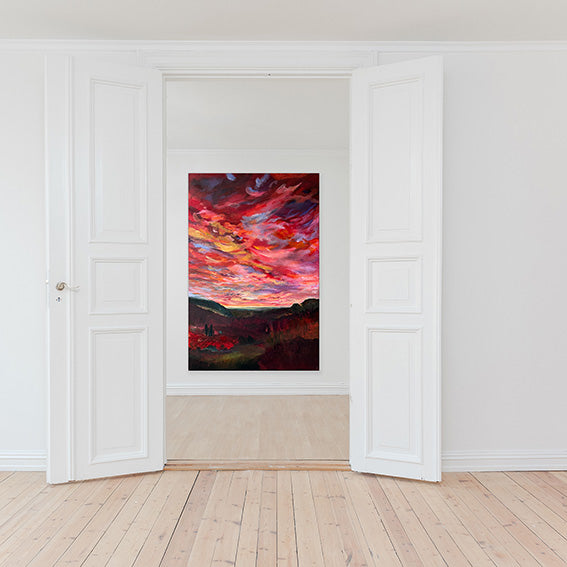 daily-dis-appearance-clouds-on-fire-100x150cm-lies-goemans-sky-interior
