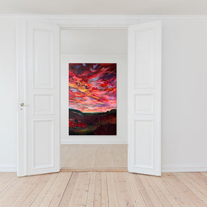 daily-dis-appearance-clouds-on-fire-100x150cm-lies-goemans-sky-interior