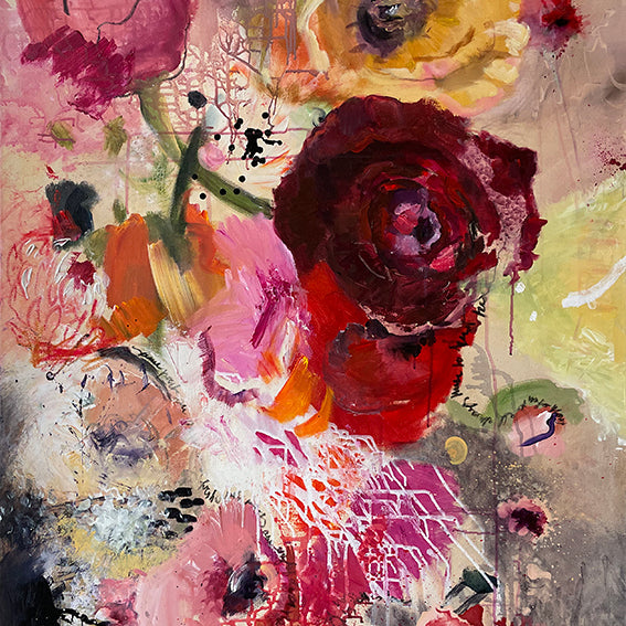 FloralPoetry-Only-wish-you-could-stay-Lies-Goemans-painting-flower-schilderij-floral-100x150cm-basis-square