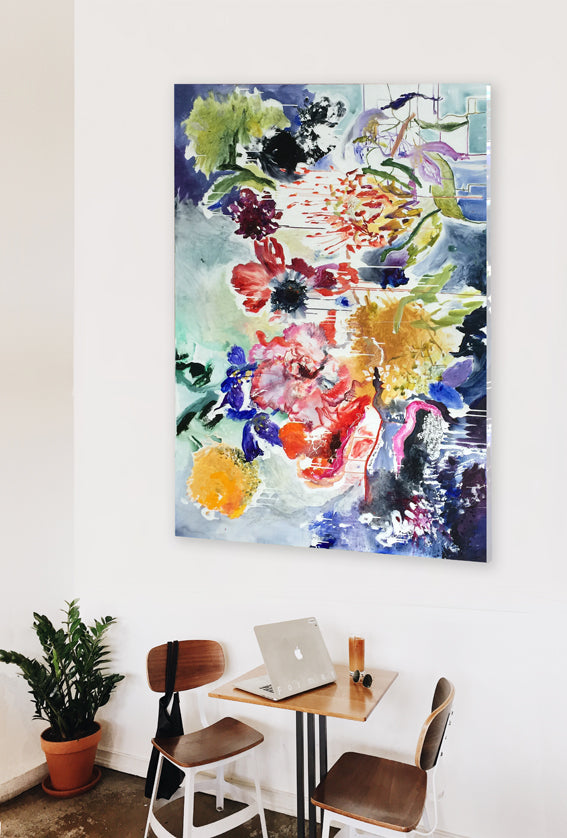 FloralPoetry-songs-from-the-heart-Lies-Goemans-painting-flower-schilderij-floral-140x200cm-interior-impression-2b
