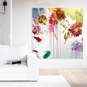 FloralPoetry-when-the-birds-start-singing-again-Lies-Goemans-painting-flower-schilderij-floral-150x150cm-interior