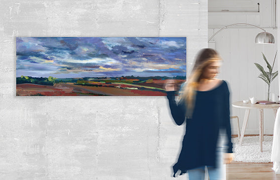 MomentsInFrance-chauffry-automne-Lies-Goemans-painting-landscape-schilderij-land-50x150cm-interiorview