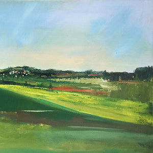 MomentsInFrance-chauffry-printemps-Lies-Goemans-painting-landscape-schilderij-land-50x150cm-detail-right