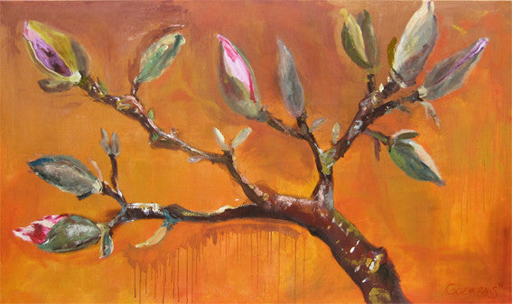 series-Early-Bloom-Tree-Of-Life-Lies-Goemans-painting-floral-schilderij-200x120cm-basis