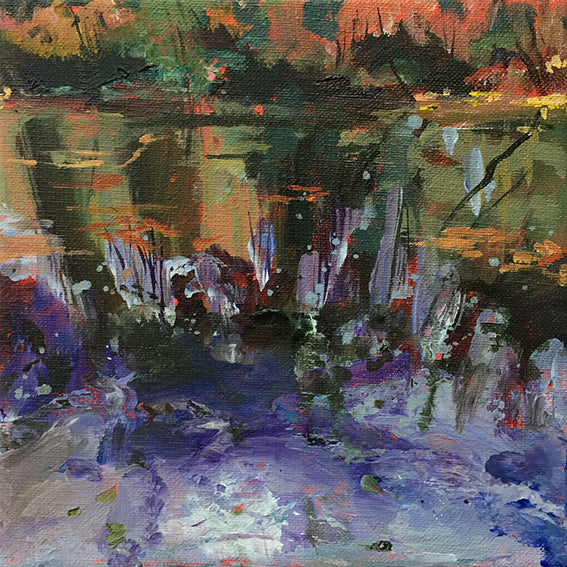 Waterstories-whispers-autumnwaters-06C-Lies-Goemans-waterscape-painting-20x20cm-basis