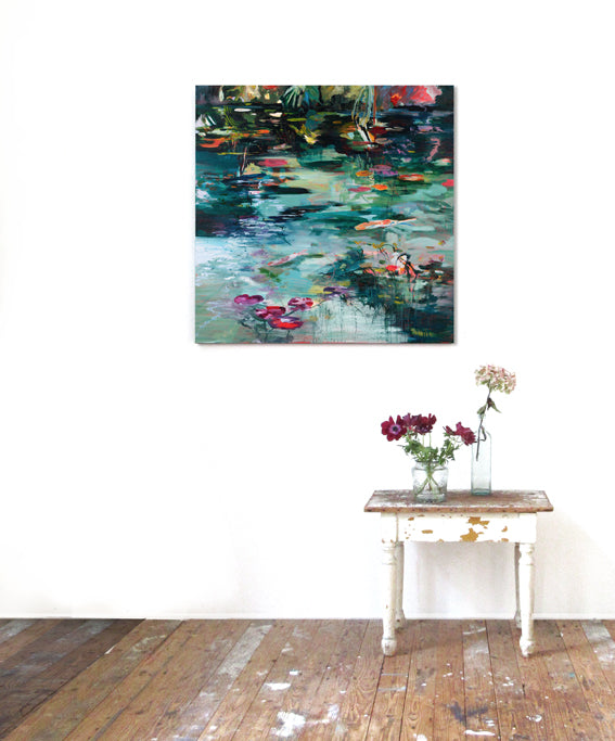 What-Lies-Beneath-1-Lies-Goemans-painting-water-waterscape-100x100cm-interiorstyling