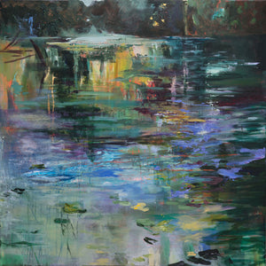What-Lies-Beneath-13-Lies-Goemans-painting-water-schilderij-waterscape-100x100cm-basis