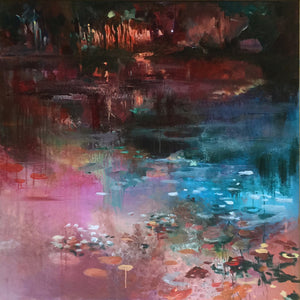 What-Lies-Beneath-17-Lies-Goemans-painting-water-schilderij-waterscape-100x100cm-basis