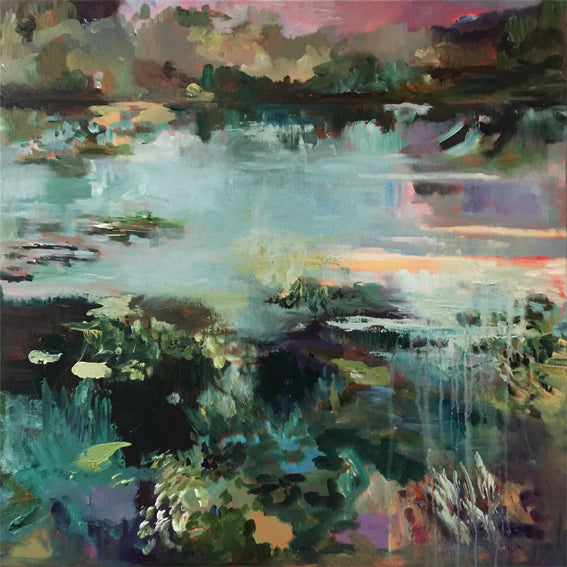 What-Lies-Beneath-23-Lies-Goemans-painting-water-schilderij-waterscape-100x100cm-basis-square