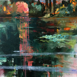 What-Lies-Beneath-27-Lies-Goemans-painting-water-schilderij-waterscape-100x100cm-detail 4