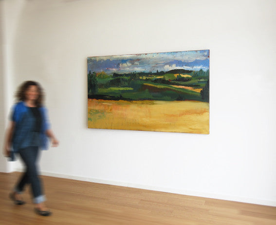 MomentsInFrance-chauffry-ete-Lies-Goemans-painting-landscape-schilderij-land-200x120cm-installation view
