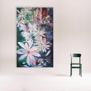 series-Early-Bloom-Starmagnolia-Lies-Goemans-painting-floral-schilderij-120x200cm-interior