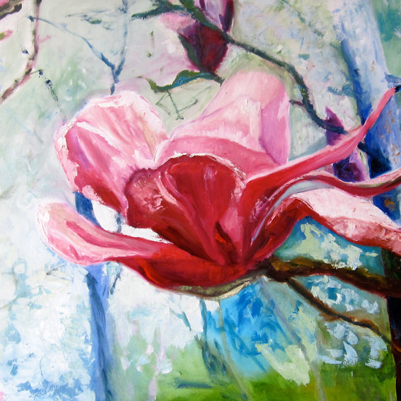 series-Early-Bloom-magnolia-like-a-lotus-Lies-Goemans-painting-floral-schilderij-200x120cm-basis-square