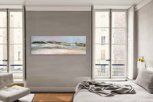 series-moments-in-france-Chauffry-hiver-2-Lies-Goemans-50X150cm-painting-landscape-france-groot-schilderij-frankrijk-winter-landschap-interior-impression